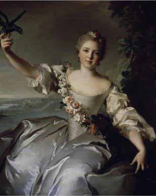 Jjean-Marc nattier Portrait of Mathilde de Canisy, Marquise d'Antin